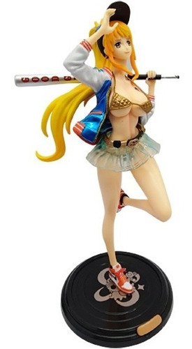 Figura Coleccionable Nami Baseball One Piece Con Base 