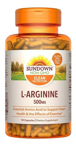 L-arginine 500mg. 90 Cápsulas (sundown)