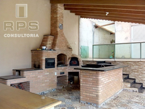 Imagem 3 de 23 de Chácara Para Venda-jchácara Nova Em Atibaia Com 03 Dormitórios Sendo 03 Suítes, Cozinha Americana, Sala 02 Ambientes, Piscina,estância Brasil-atibaia - Ch00110 - 69842494