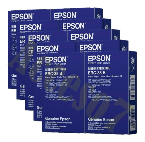 10 Cintas Original Epson Erc-38b 38 34 30 M188d Tmu-220 Tm-u220 U220pd Bixolon Srp-275 270 Ec-line Pm-530 Ncr-2010 Sweda
