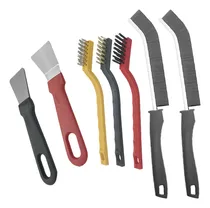 Comprar Escobillas Y Espatula De Metal De Limpieza Multiuso 7 Piezas