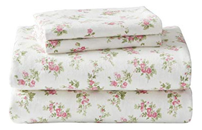 Laura Ashley Home - Hojas Completas, Cotton Flannel Fphqj