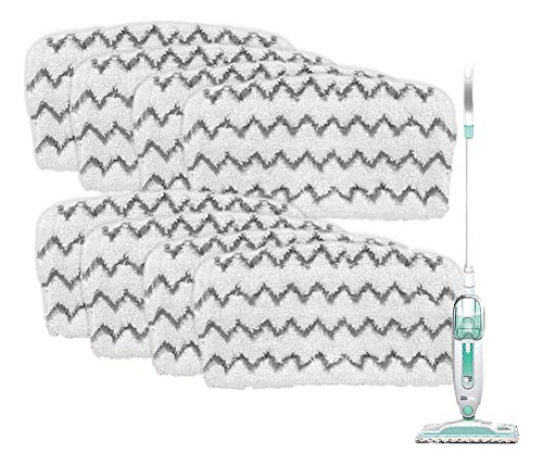 8 Pack Shark Steam Mop Replacement Pads, Compatible Wit...