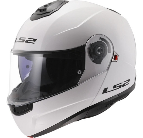 Capacete Ls2 Strobe 2 Ff908 Monocolor Branco
