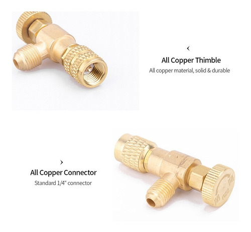 R410a Vlvula De Carga De Refrigerante 1/4 "-