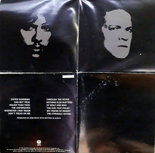 Imagen 5 de 9 de Cd Metallica Black Leer Oka