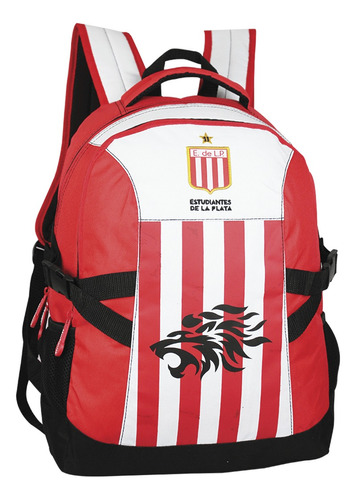 Mochila Estudiantes De La Plata Oficial Escolar Futbol 17.5'