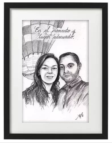 Dibujos Lápiz Retratos Caricaturas Regalo Aniversario Pareja en venta en  Tlalpan Distrito Federal por sólo $   Mexico