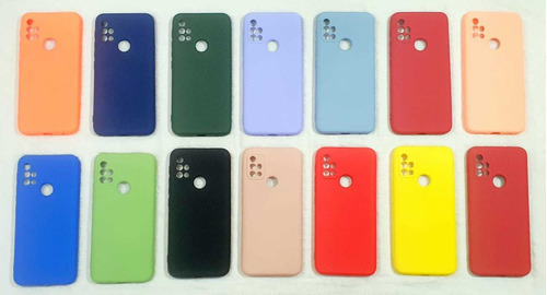 Funda de silicona compatible para Moto G10, G20, G30 6.5, color amarillo aterciopelado