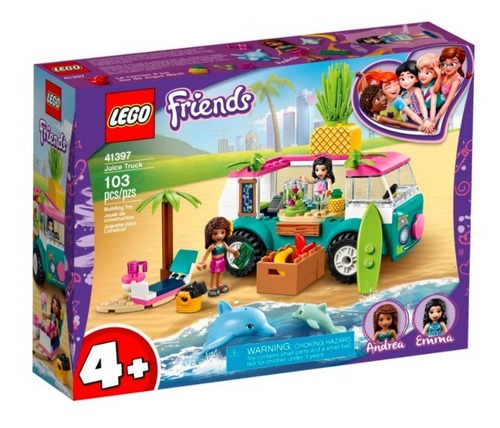 Set de construcción Lego Friends Juice truck 103 piezas en caja