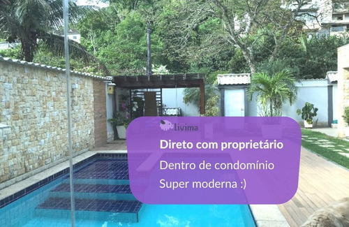 Casa De Condomínio À Venda Na Rua Bela Floresta, Vargem Pequena, Rio De Janeiro - Rj - Liv-11660