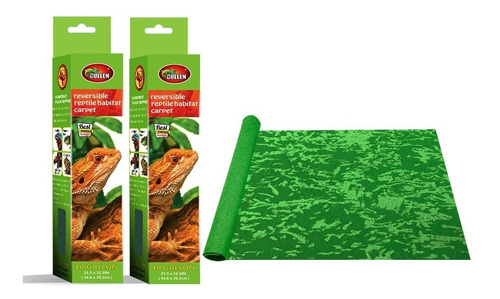 Alfombra Reptiles Terrario Sustrato Reutilizable Tropical