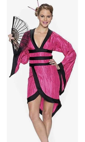 Disfraz Vestido Kimono Mujer Cosplay Geisha Sexy Halloween