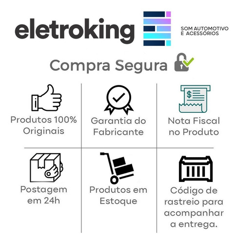Alarme Ex360 + Kit Trava Elétrica 2/4 Portas + Módulo Aw52
