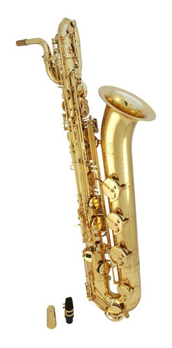 Saxofon Baritono Mi Bemol Laqueado Con Estuche