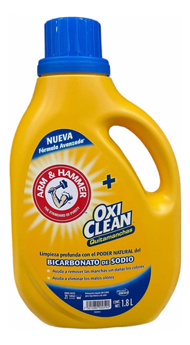 Pack 2x Detergente Ropa Harm & Hammer + Oxi Clean 1.8 Litros
