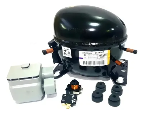 Compressor Embraco EMR80HLR 1/4+ R134A para Geladeira e Freezer: imagem 3