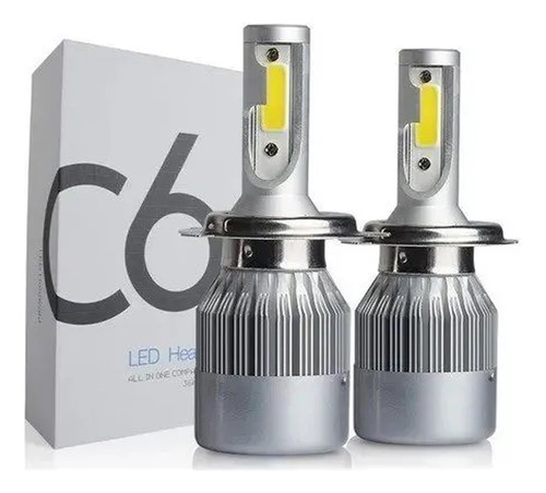 Kit Ultra Led C6 Led 6000k 7600 Lumens H16