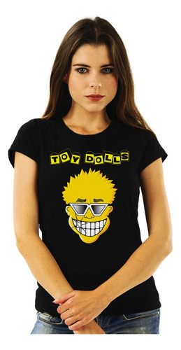 Polera Mujer The Toy Dolls Face Logo Punk Impresión Directa