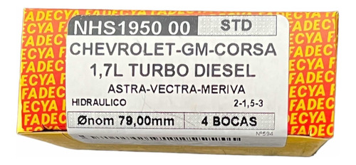 Aros De Recambio Chevrolet Corsa 1.7 Diesel * Std *