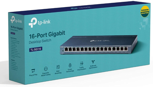 Tp-link 16 Port Gigabit Ethernet Network Switch (tl-sg116)