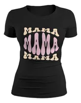 Comprar Playera  Para Mamá En  Colores Mamá Mamá Mamá