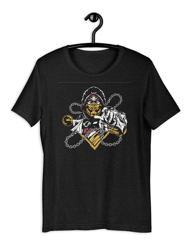 Playera Scorpio Mortal Kombatt. Videojuego Scorpion Sub Zero