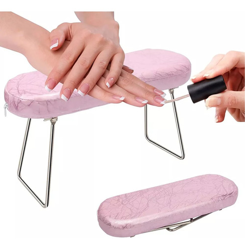 Reposamanos De Uñas Con Soporte, Almohada De Manicura