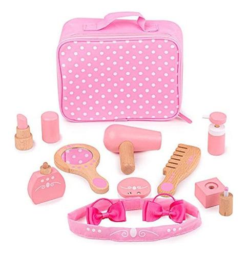 Bigjigs Toys Vanidad Kitpretend Play Set De Maquillaje De Be