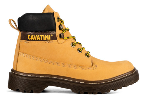 Borcegos Hombre Cavatini Bota Urbana Cuero Vacuno Premium