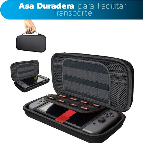 Funda Protectora Nintendo Switch 31 Compartimientos En 1