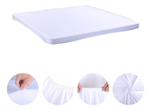 Mantel Cuadrado Elástico Para Mesa, Mantel Elástico