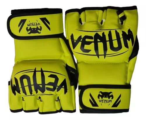 Espinilleras Venum Niños Elite neo yellow > Envío Gratis