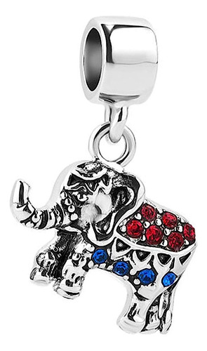 ~? Chili Jewelry Lucky Elephant Charms Dangle Animal Beads C