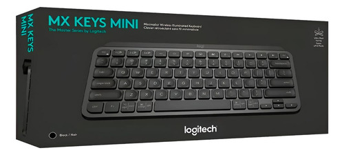 Teclado Logitech Mx Keys Mini 920-010476 Wireless (espanhol) Grafite Espanhol Cinza
