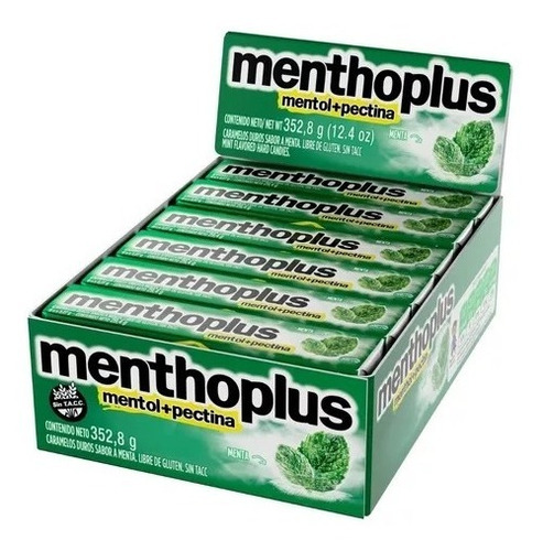 Pastillas Menthoplus Menta Pack X 12un