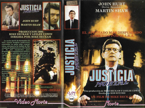 Justicia Mortal Vhs Martin Shaw John Hurt Roger Allam 1990