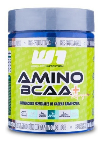 Amino Bcaa 600 Grs. 60 Servicios Winkler Nutrition
