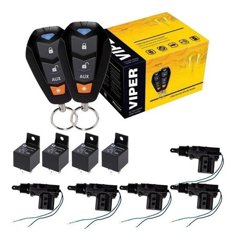 Alarma De Seguridad Automotriz Viper 3400v + Combo