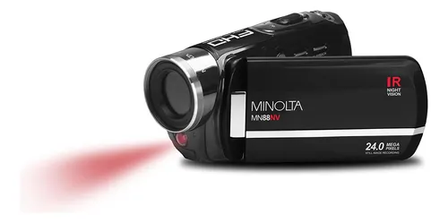 Videocámara Minolta Mn88nv 1080p Full Hd De Visión Nocturna
