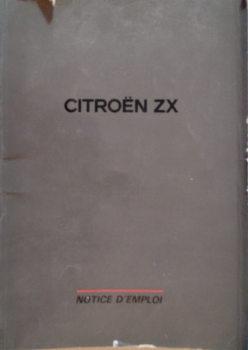 Manual Del Propietario Citroen Zx En Frances (aa164