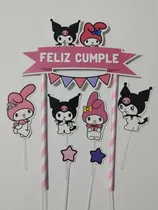 Comprar Adorno De Torta Cake Topper Oferta Listo Para Retirar-enviar Rosa Hello Ki Tty Kuro Mi Me Lody