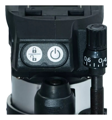 Fresadora Router Inalambrica Brushless 8mm Lusqtoff Black