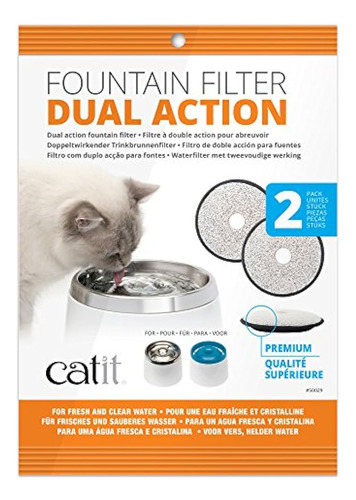 Catit Fresh & Clear Filtros De Repuesto Para Fuente De Agua 