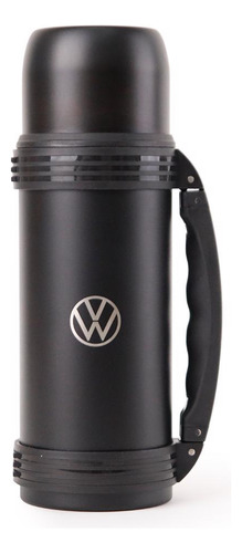 Termo 1 Litro Acero Inoxidable Con Manija Volkswagen Vw