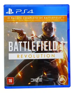 Battlefield 1 Revolution - Ps4 - Mídia Física - Novo