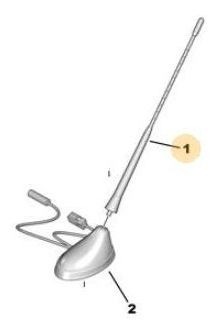 Cable Antena Peugeot 3008 2.0 Hdi 16v