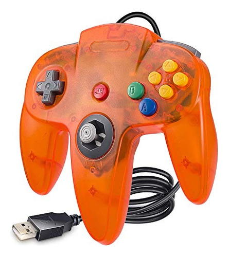 Luxmo Premium Usb Classic N64 Bit 64 Controller Usb Pc Gamep