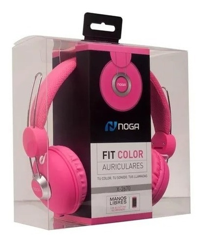 Auriculares Manos Libres Con Cable Desmontable Fit Color