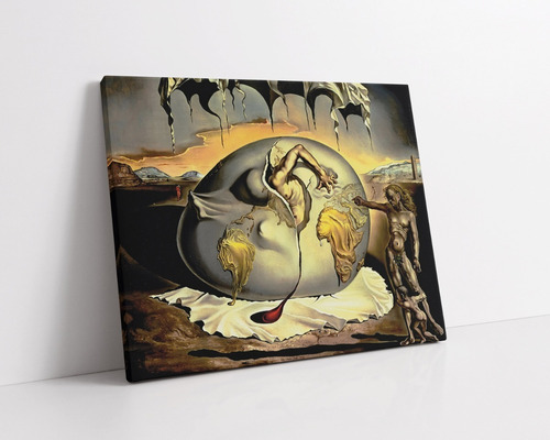 Imagen 3 de 10 de Cuadro-niño Geopolitico-dali-decorativo-ultra Hd 100x80cm